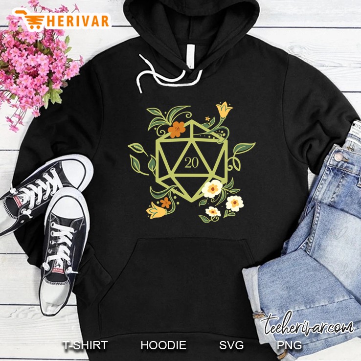 Polyhedral D20 Dice Tabletop Rpg Green Thumb Relaxed Mugs