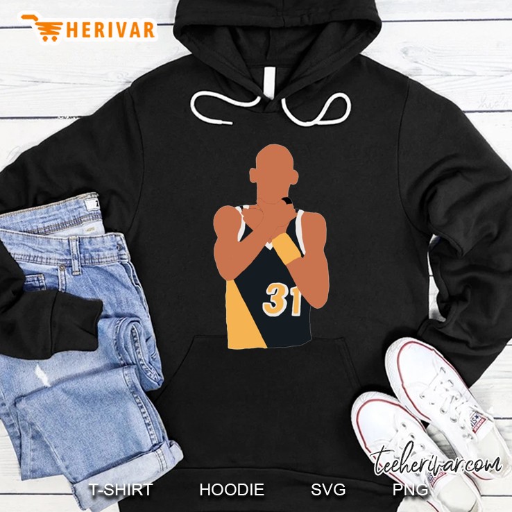 Reggie Miller Choke Sign Chiffon Hoodie
