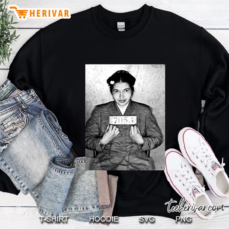 Rosa Parks Arrest Mugshot Fan Art Sweatshirt
