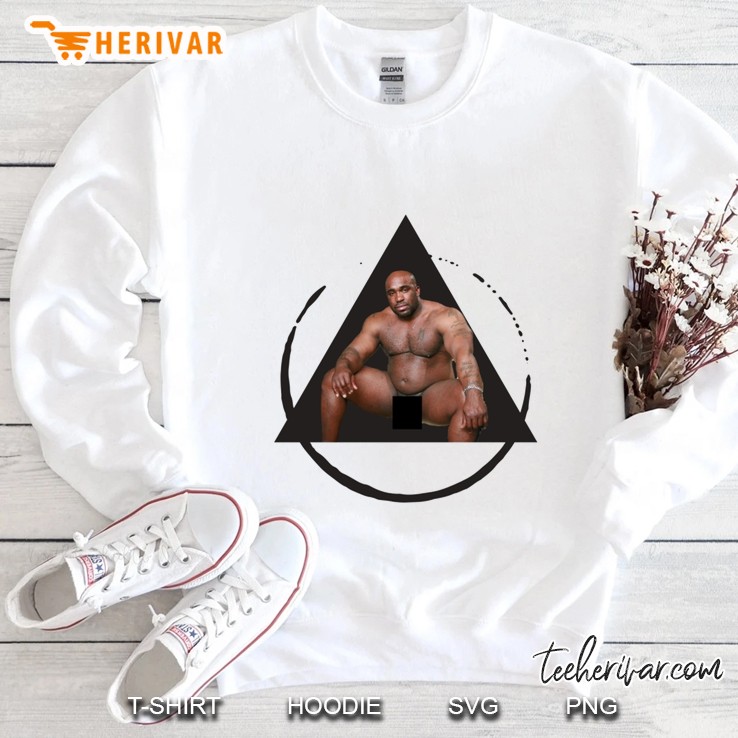 Black Dude Sitting On Bed With His Cock Out Graphic Sweatshirt