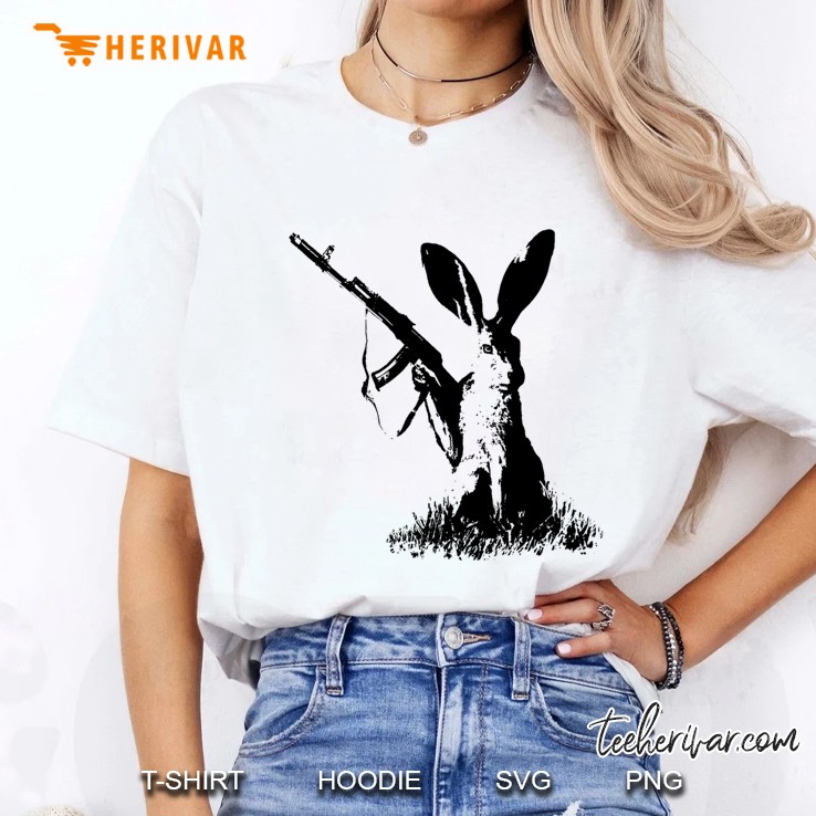 Jackrabbit With Kalashnikov Slim Fit Ladies Tee