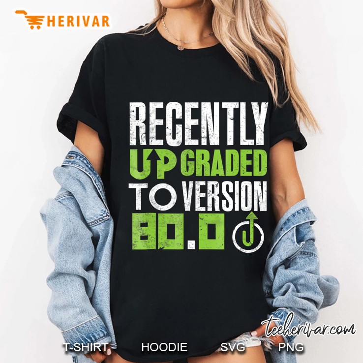 80Th Birthday Gift 80 Years Old Version 80.0 Bday Ladies Tee