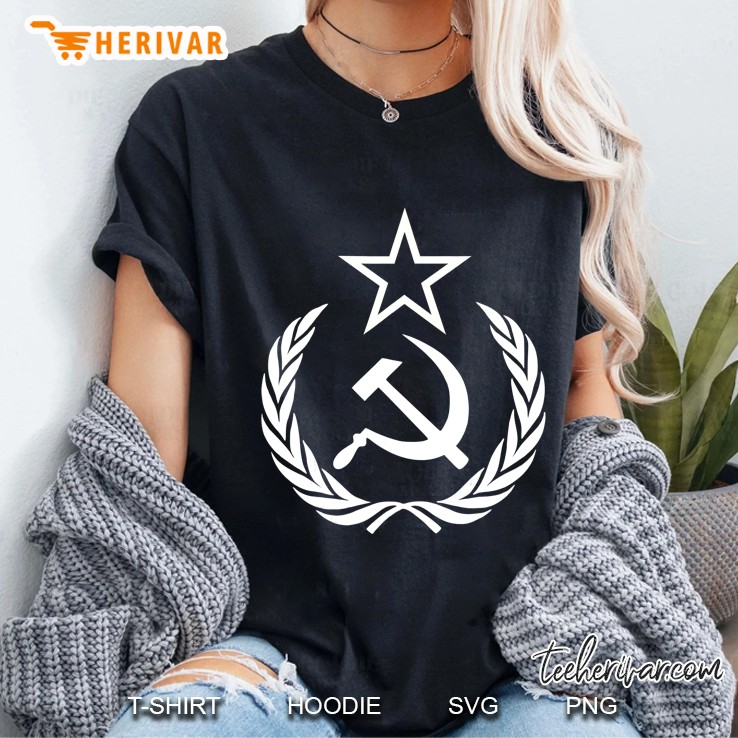 Cccp Hammer And Sickle Soviet Union Ussr Russian Hoodie