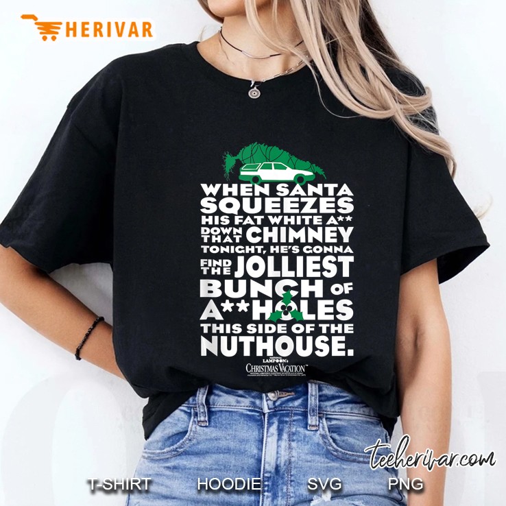 Christmas Vacation Jolliest Bunch Ladies Tee
