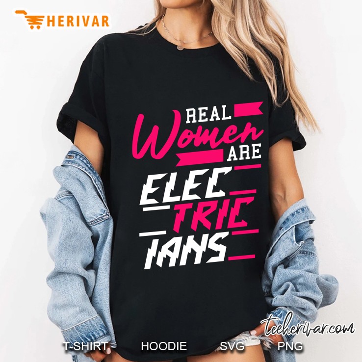 Electrician Women Funny Electrical Tech Female Ladies Tee