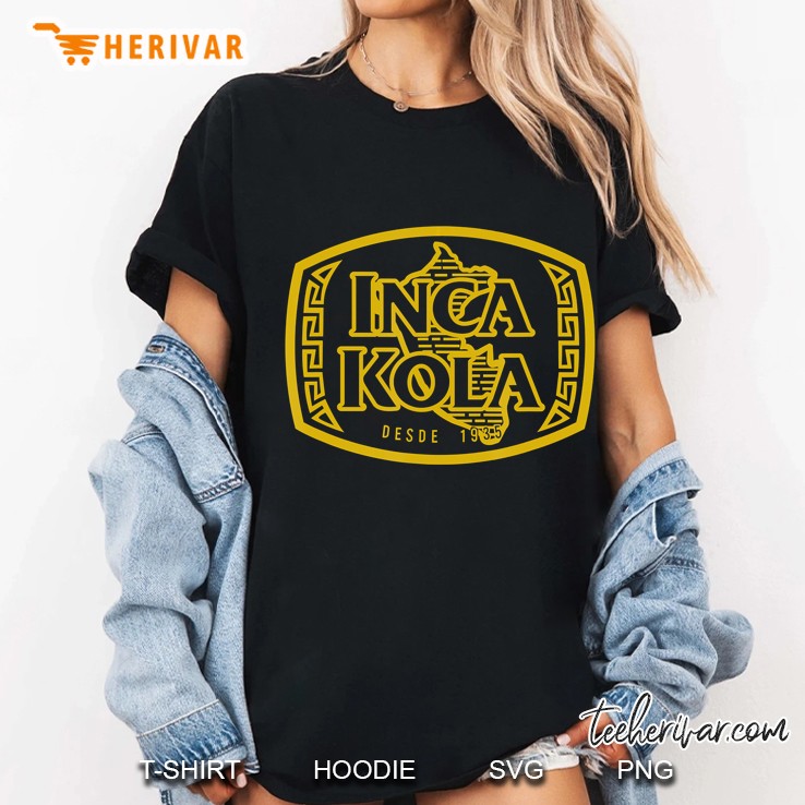 Inca Kola Peru Golden Kola Bubblegum Cream Soda Gold Ladies Tee