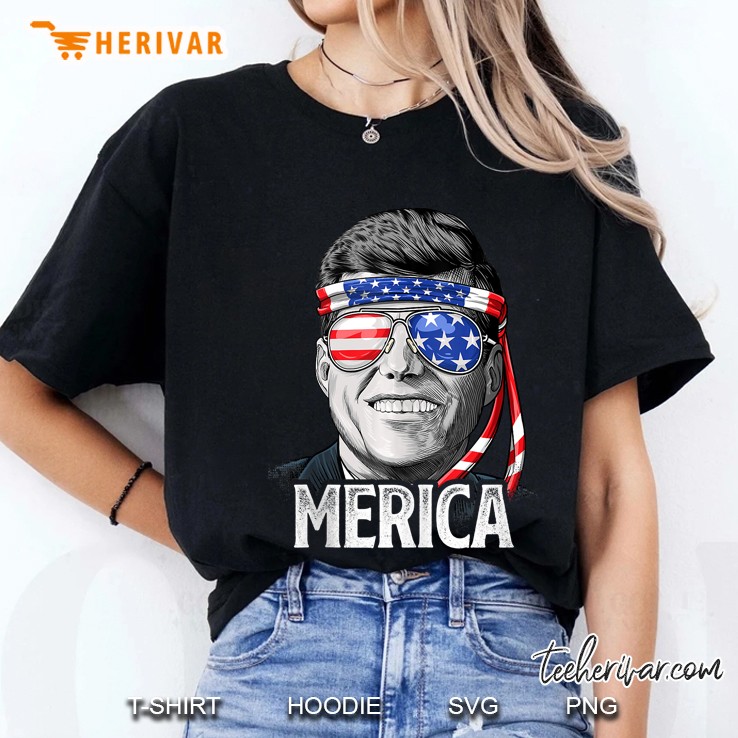 Kennedy Merica 4Th Of July Shirts Men Women Jfk Us President Ladies Tee