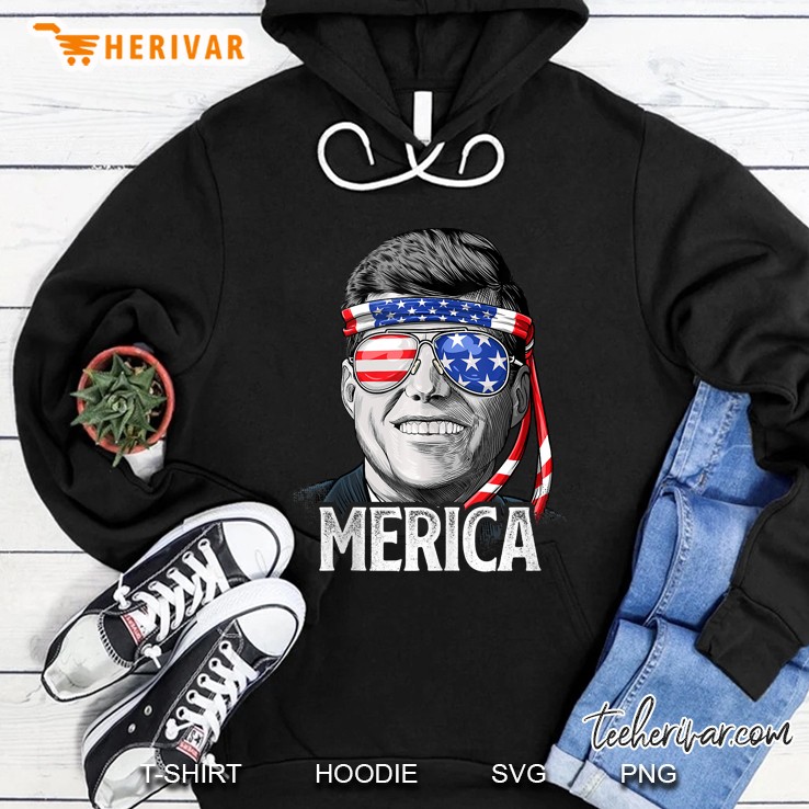 Kennedy Merica 4Th Of July Shirts Men Women Jfk Us President Hoodie
