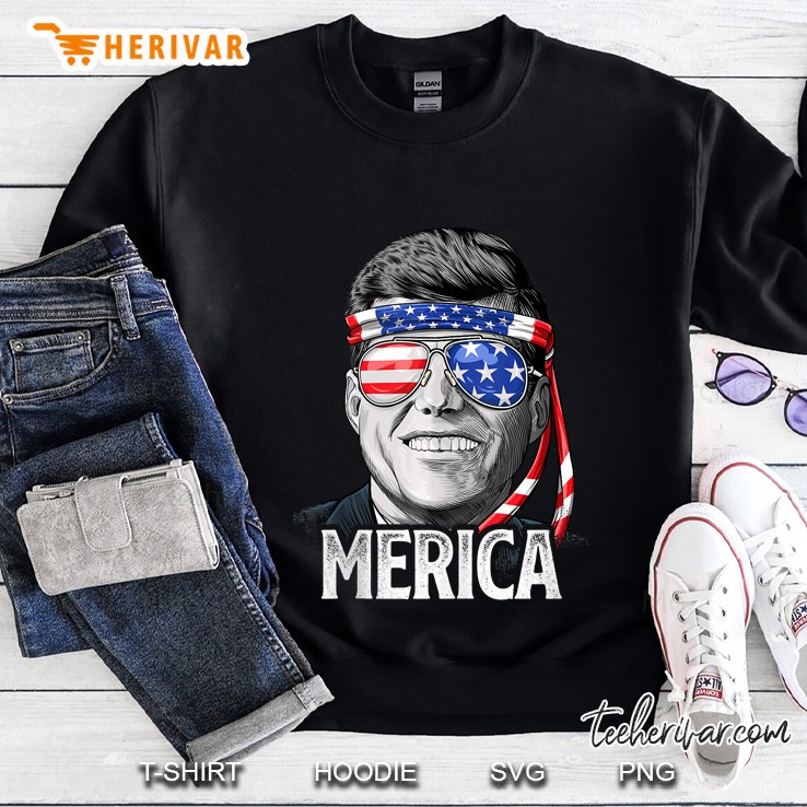 Kennedy Merica 4Th Of July Shirts Men Women Jfk Us President Sweatshirt