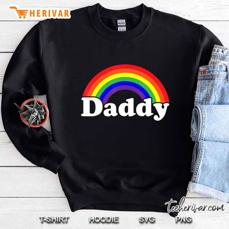 Mens Damn Daddy Gay Pride Parade Daddy Masc Man Lgbtq Dad Sweatshirt