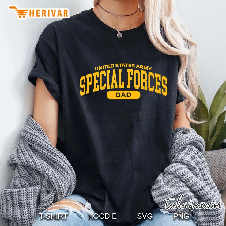 Mens Proud Special Forces Dad Ladies Tee