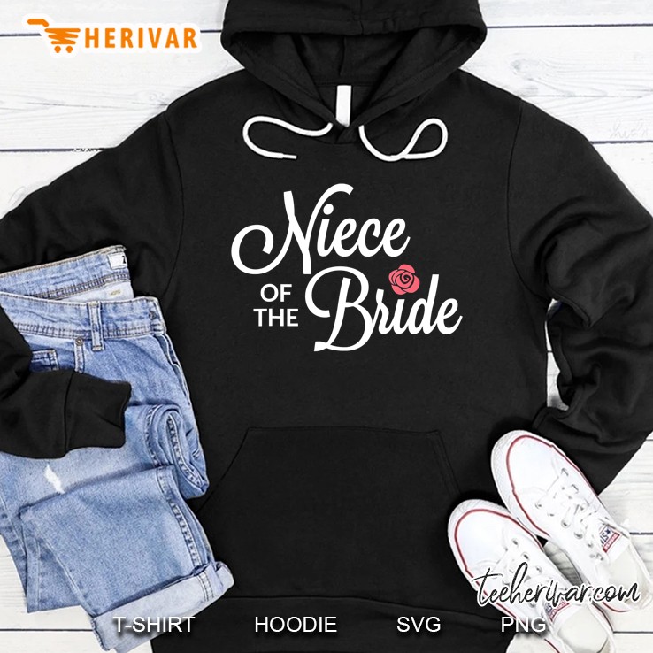 Niece Of The Bride Wedding Party Hoodie