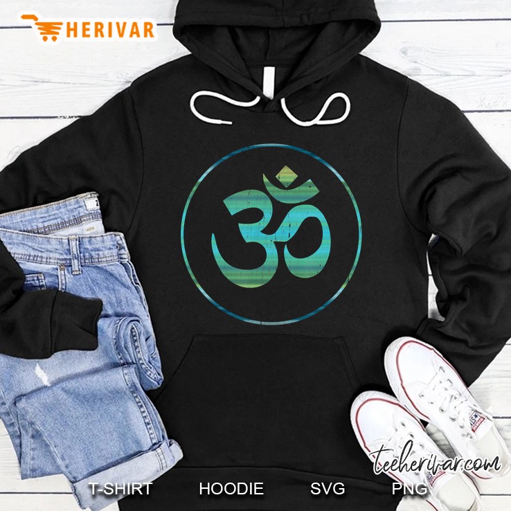 Om Symbol In A Circle, Yoga, Meditation Hoodie