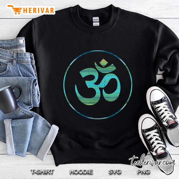 Om Symbol In A Circle, Yoga, Meditation Sweatshirt