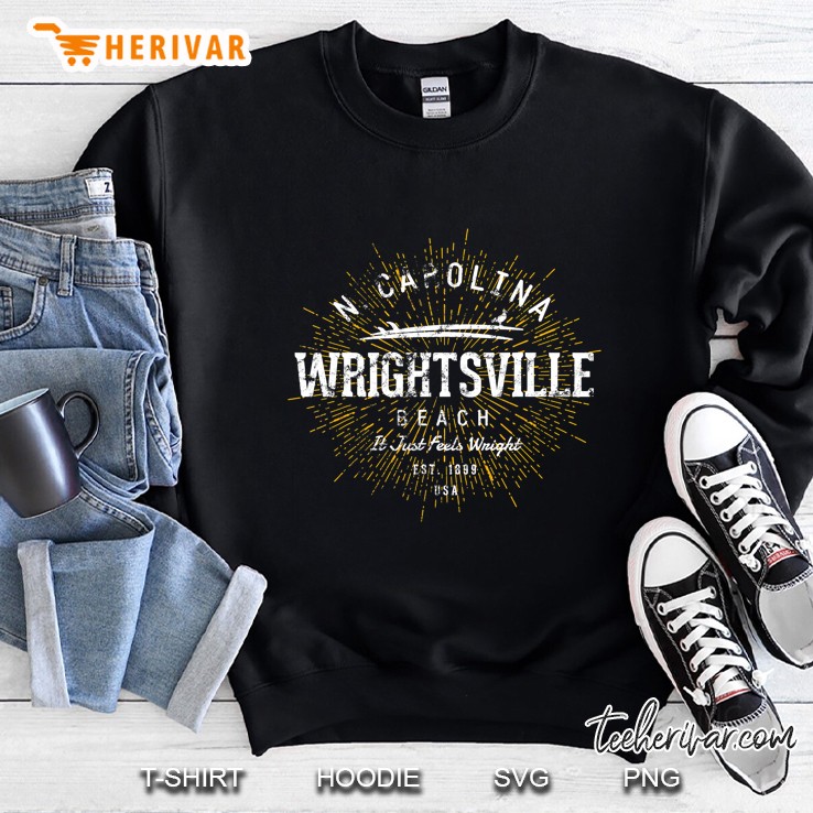Retro Vintage Wrightsville Beach Sweatshirt