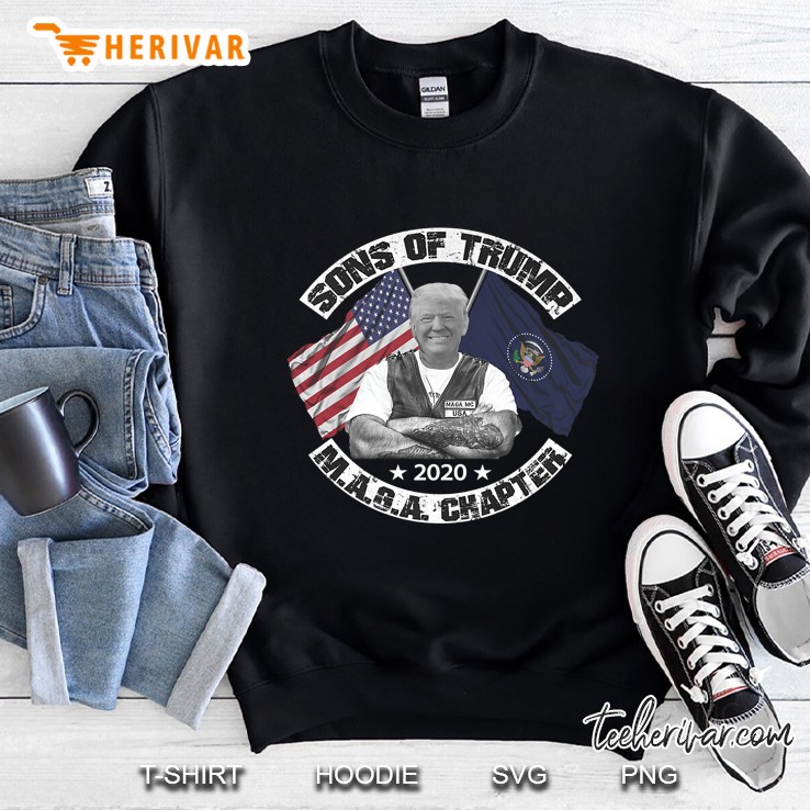 Sons Of Trump - Funny Biker Sweatshirt