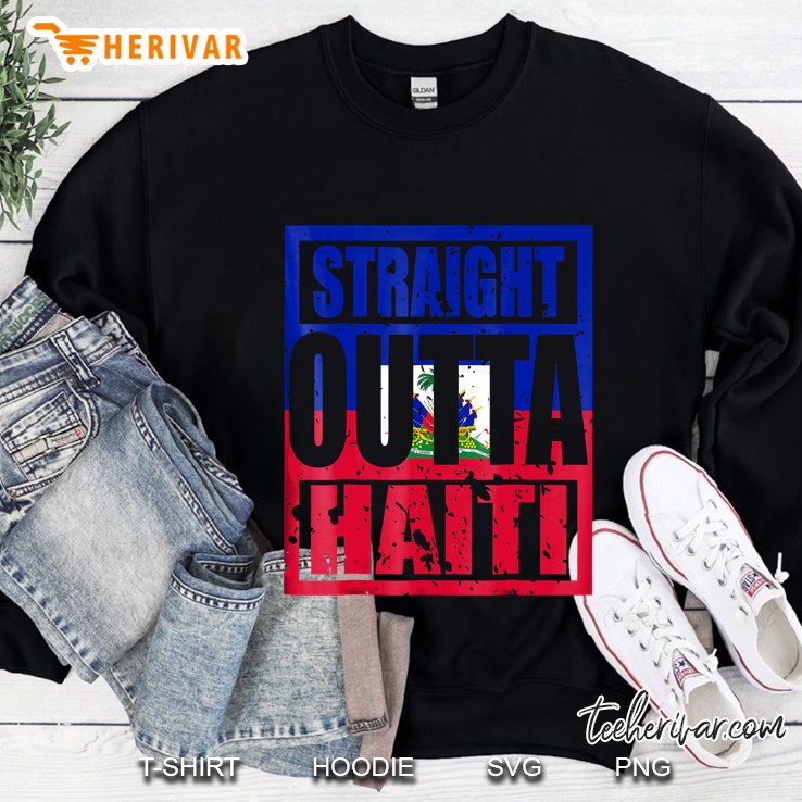 Straight Outta Haiti Tshirt Funny Gift Mugs