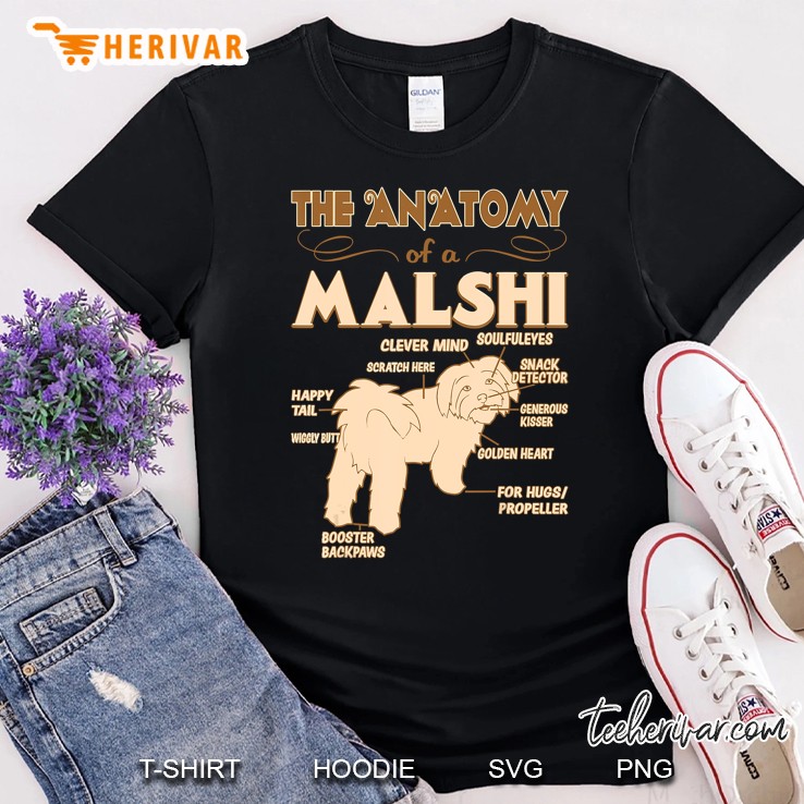 The Anatomy Of Malshi Pet Lovers Gift Tshirt Shirt