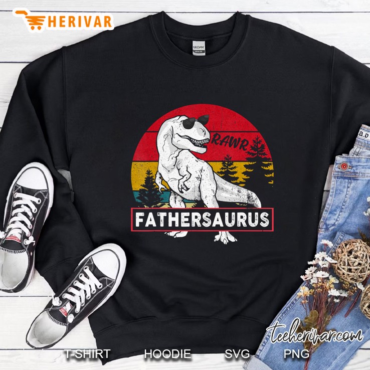 Vintage Fathersaurus Shirt Father Saurus Dinosaur Gift Men Mugs