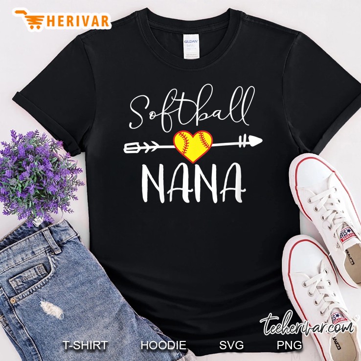 Womens Softball Nana Shirt