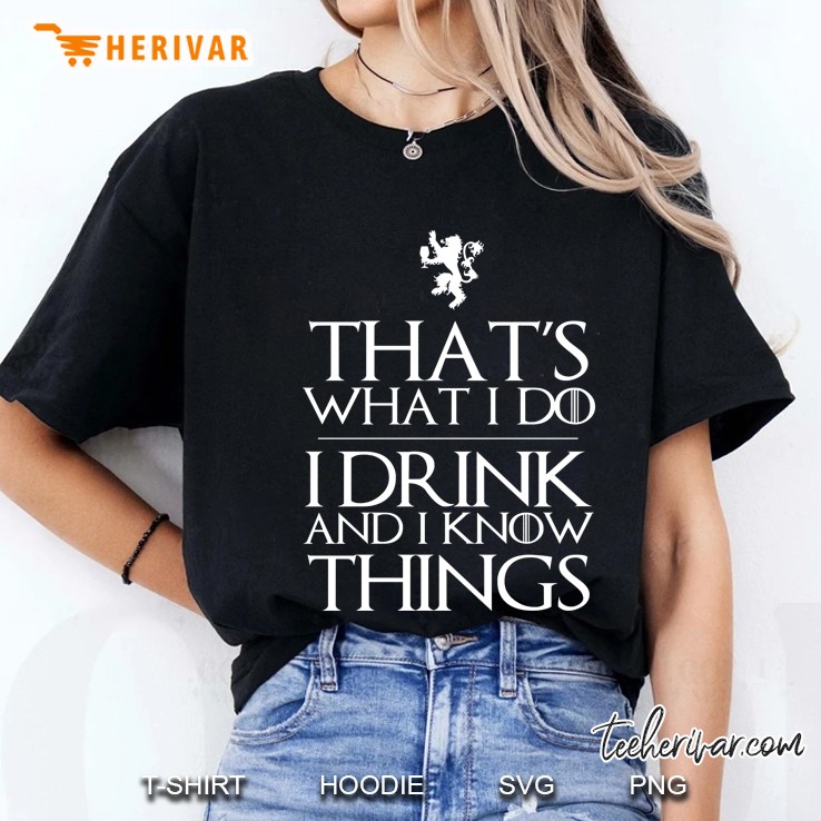 I Know Things Ladies Tee