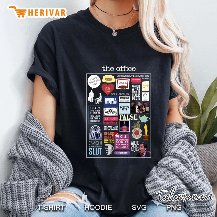 The Office Elements Quotes Ladies Tee