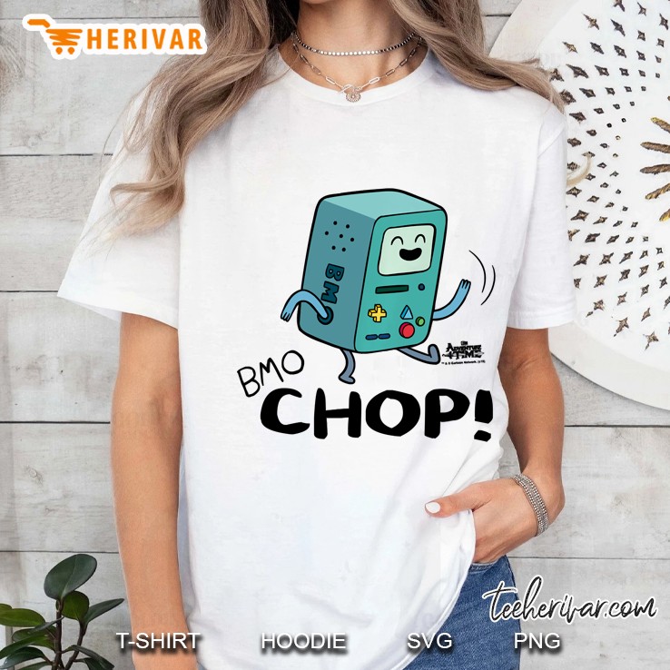 Adventure Time Bmo Chop Pullover Ladies Tee