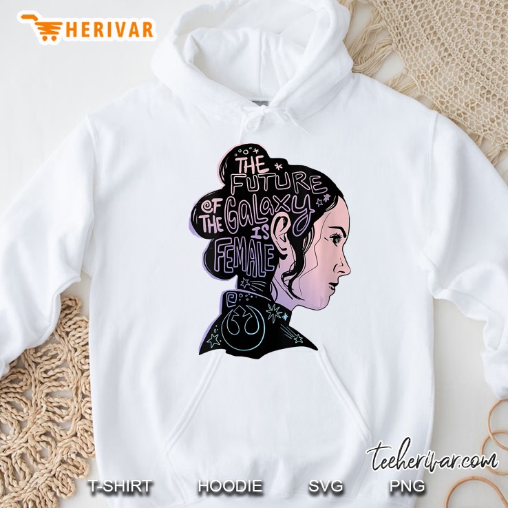 Womens Star Wars Rey The Future Of The Galaxy Is Female Hoodie