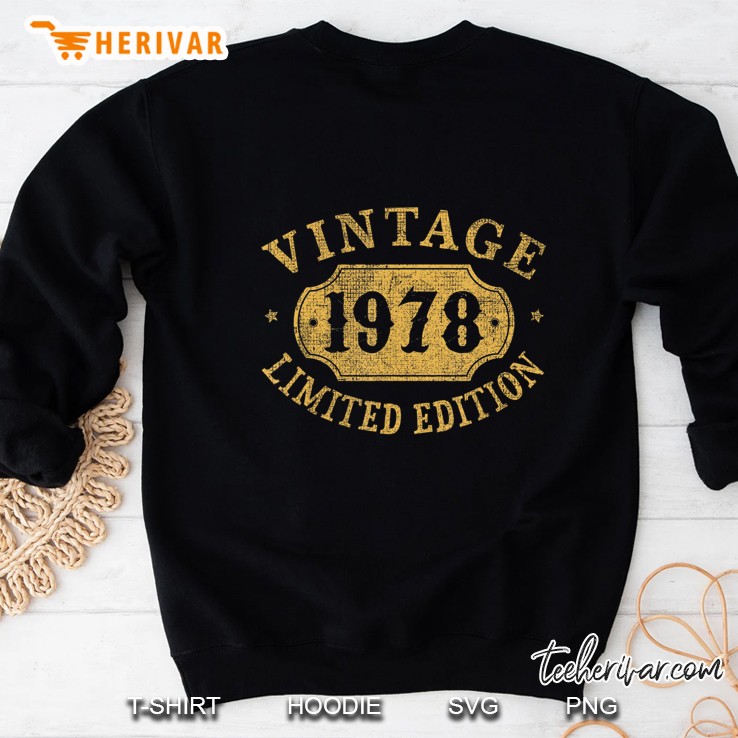 42 Years Old 42Nd Birthday Anniversary Gift Limited 1978 Sweatshirt