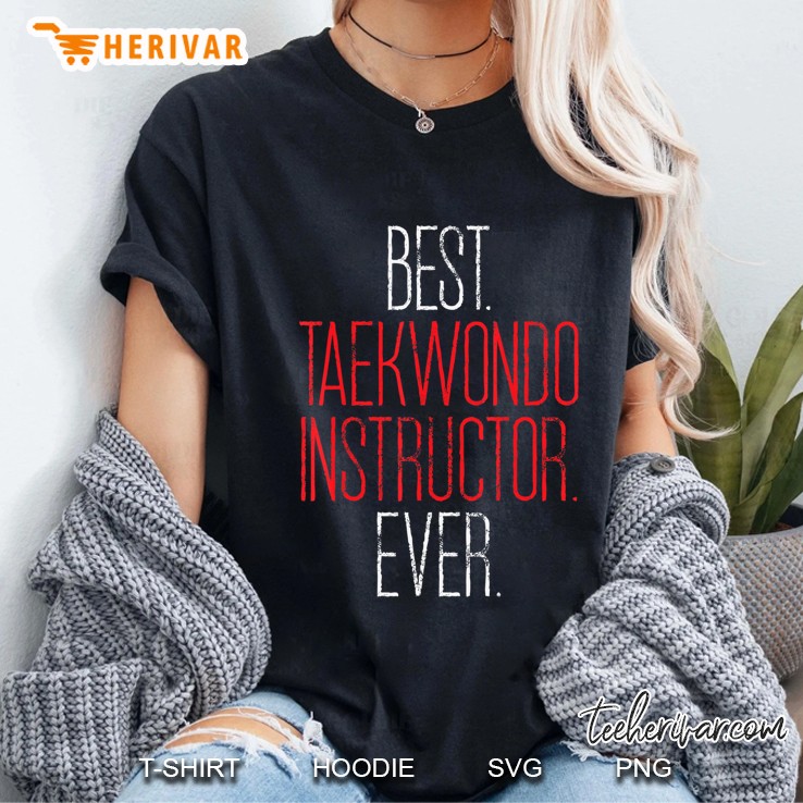 Best Taekwondo Instructor Ever Korean Martial Art Coach Gift Ladies Tee
