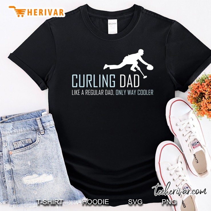 Curling Dad Shirt, Funny Curler Sled Gift Shirt