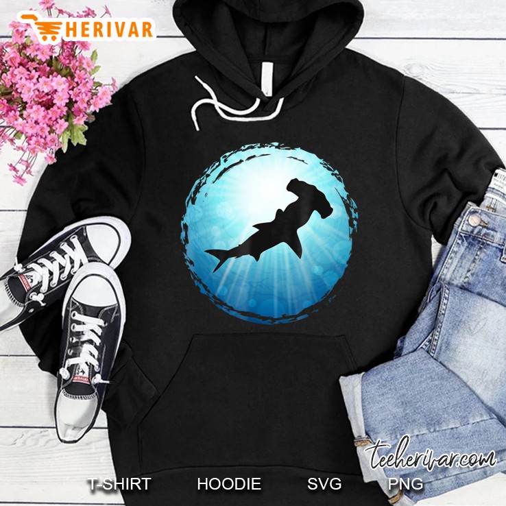 Hammerhead Shark Blue Ocean Scuba Diving Freediving Shirt Mugs