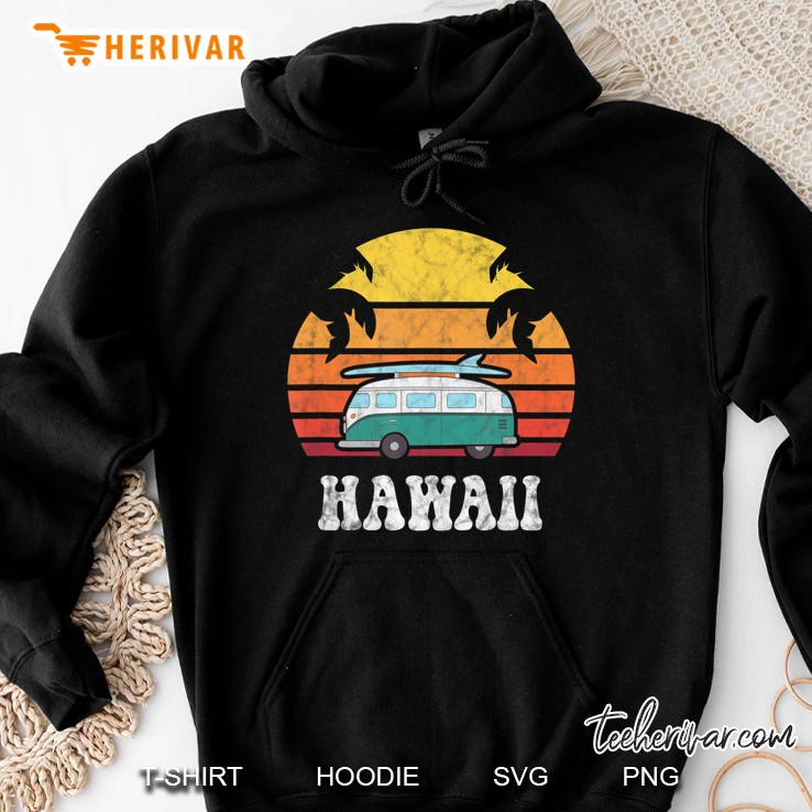 Hawaii Souvenir Retro Oahu Maui Kauai Men Women Tee Hoodie