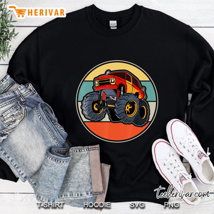 Monster Trucks Retro Sweatshirt