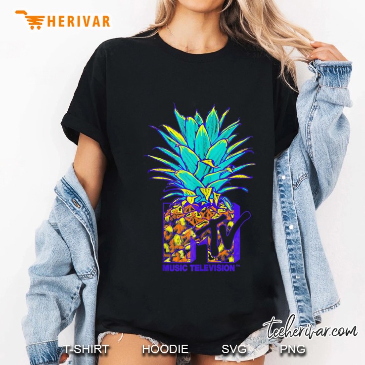 Mtv Pineapple Bright Logo Tank Top Ladies Tee