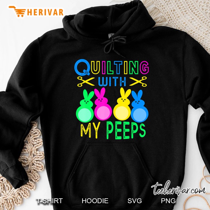 Quilting With My Peeps Funny Knitting Novelty Women Kids Mugs