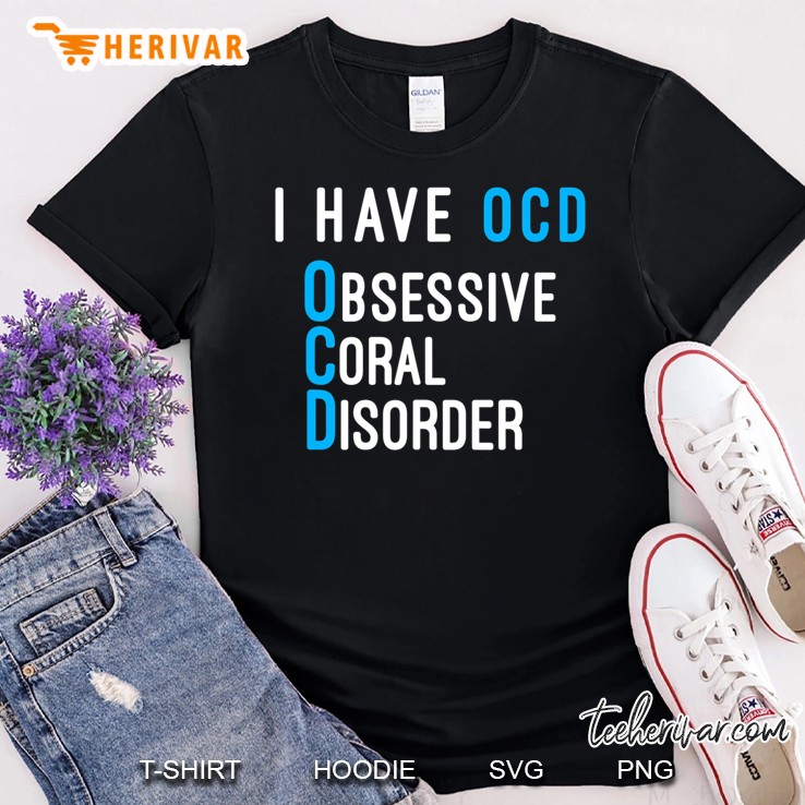 Saltwater Aquarium Obsessive Coral Funny Fish Tank Gift Ocd Shirt