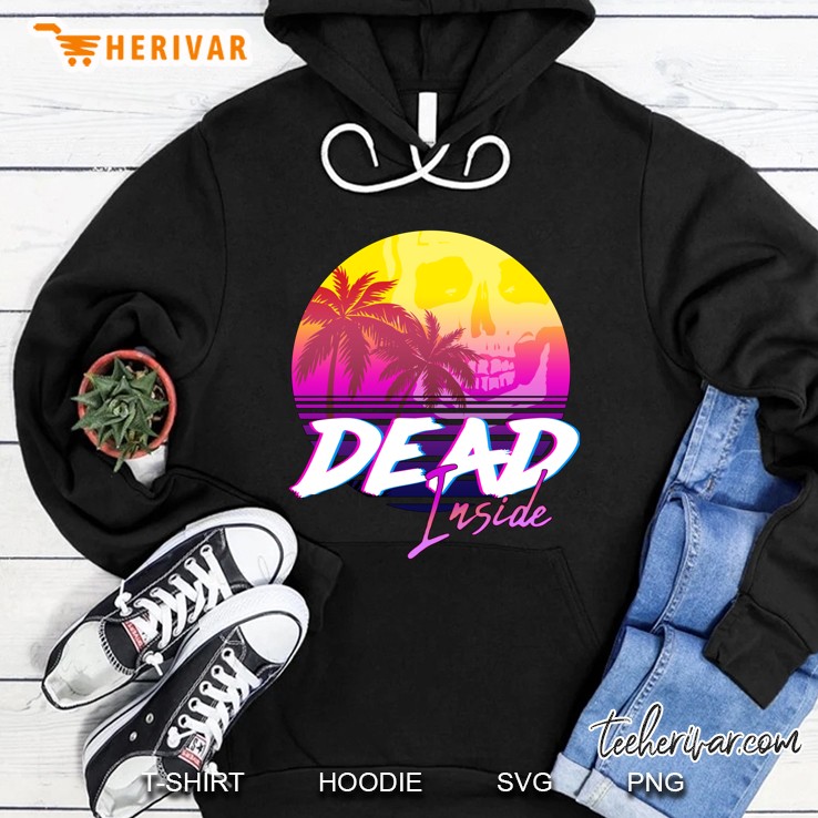 Dead Inside - Vaporwave Miami Aesthetic Spooky Mood Mugs