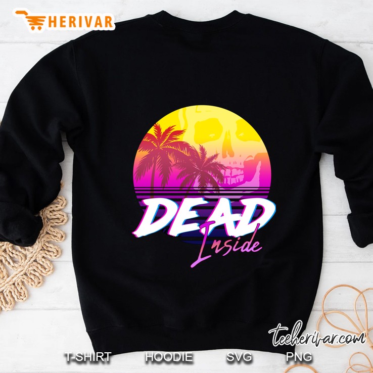 Dead Inside - Vaporwave Miami Aesthetic Spooky Mood Mugs