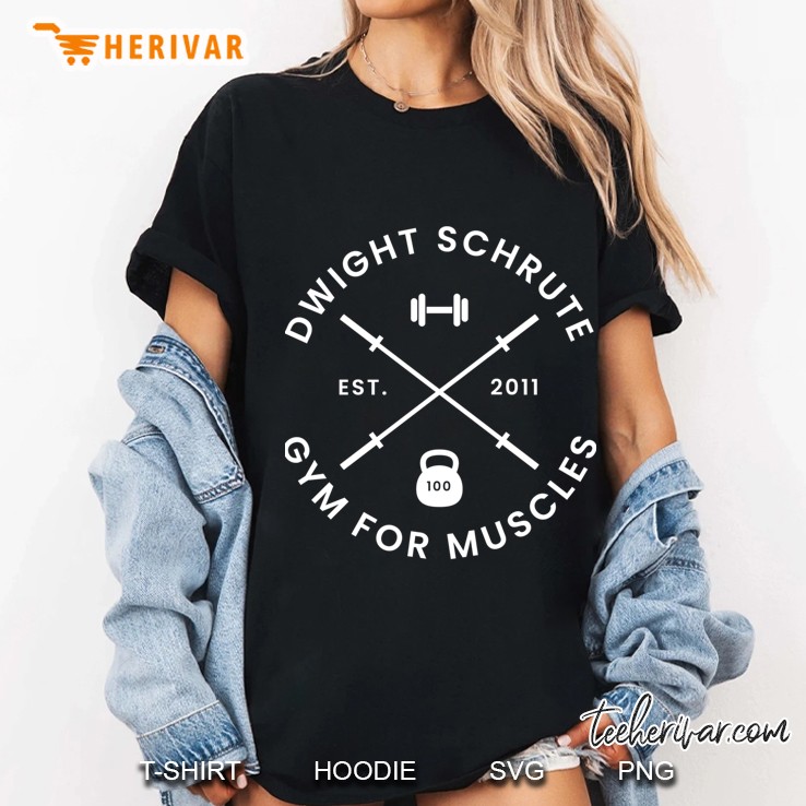 Dwight Schrute - Gym For Muscles Ladies Tee