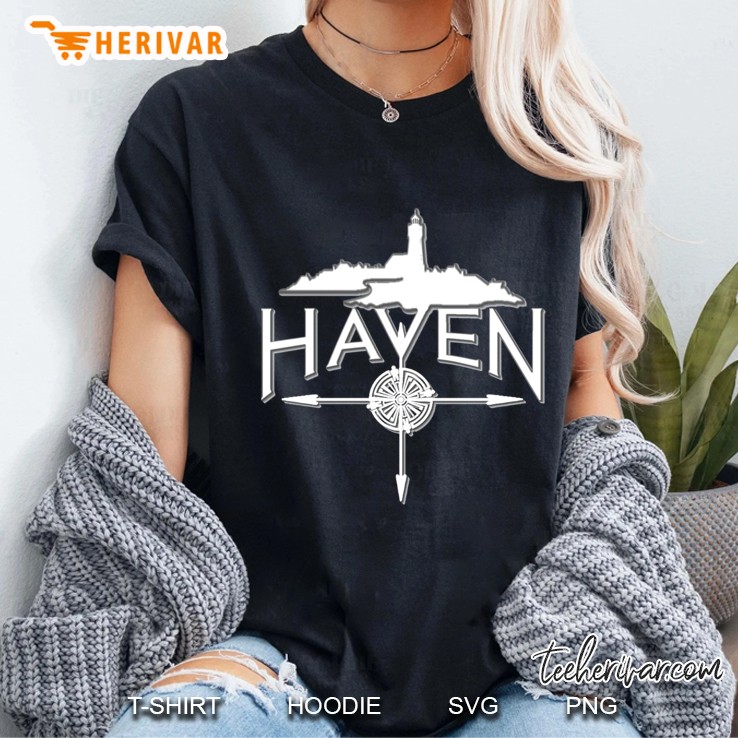 Haven White Logo Ladies Tee