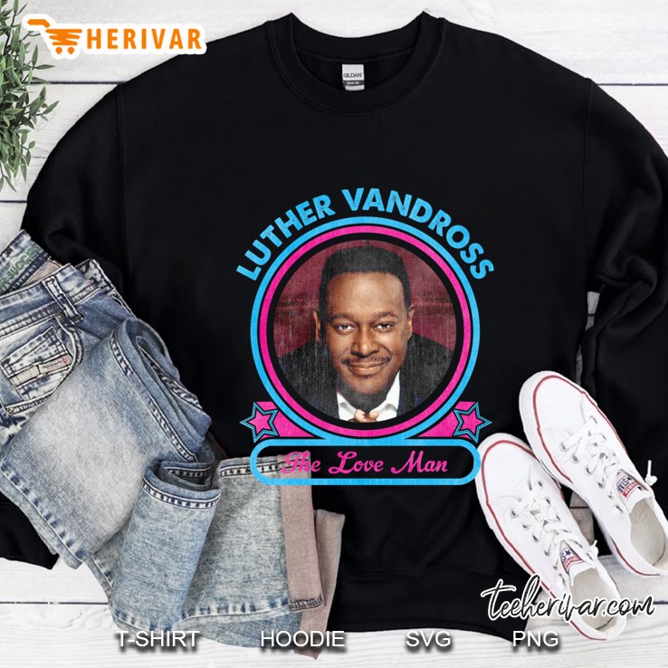 Luther Vandross The Love Man Slim Fit Sweatshirt