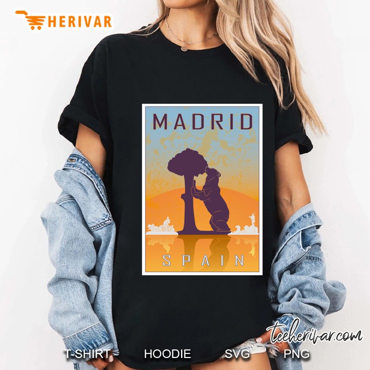 Madrid Vintage Poster Classic Hoodie