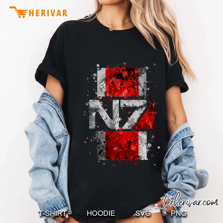 Mass Effect N7 Splatter Classic Hoodie