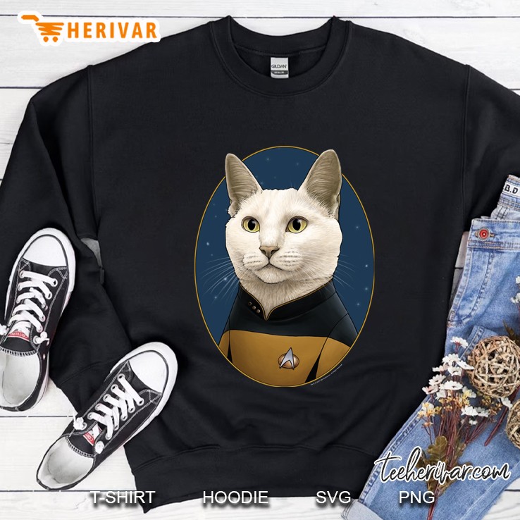 Star Trek Data Cat Formation Classic Sweatshirt