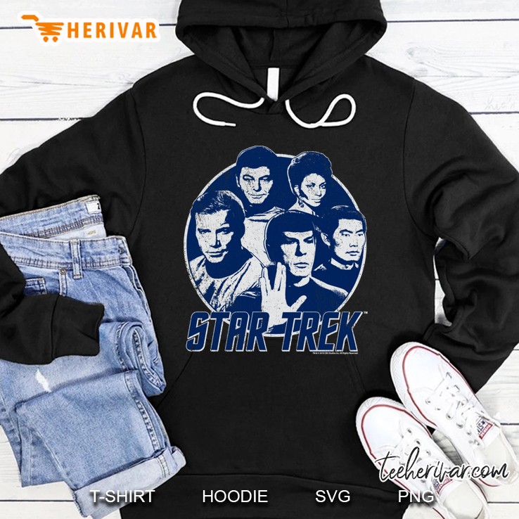 Star Trek Original Series Distressed Portrait Classic Hoodie