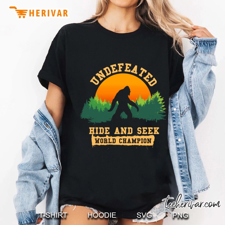 Undefeated Hide And Seek World Champion Bigfoot Classic Ladies Tee