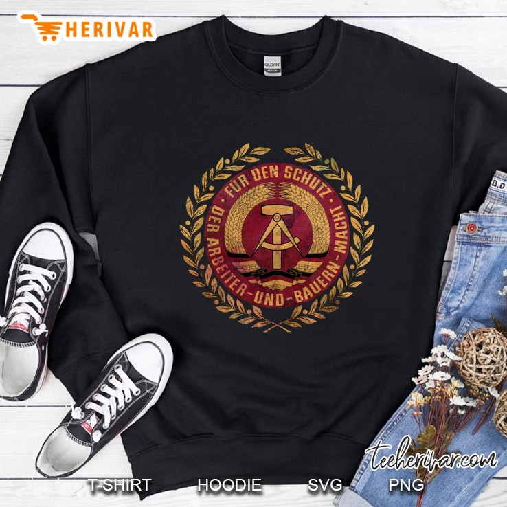 Vintage Ddr Coat Of Arms Active Sweatshirt