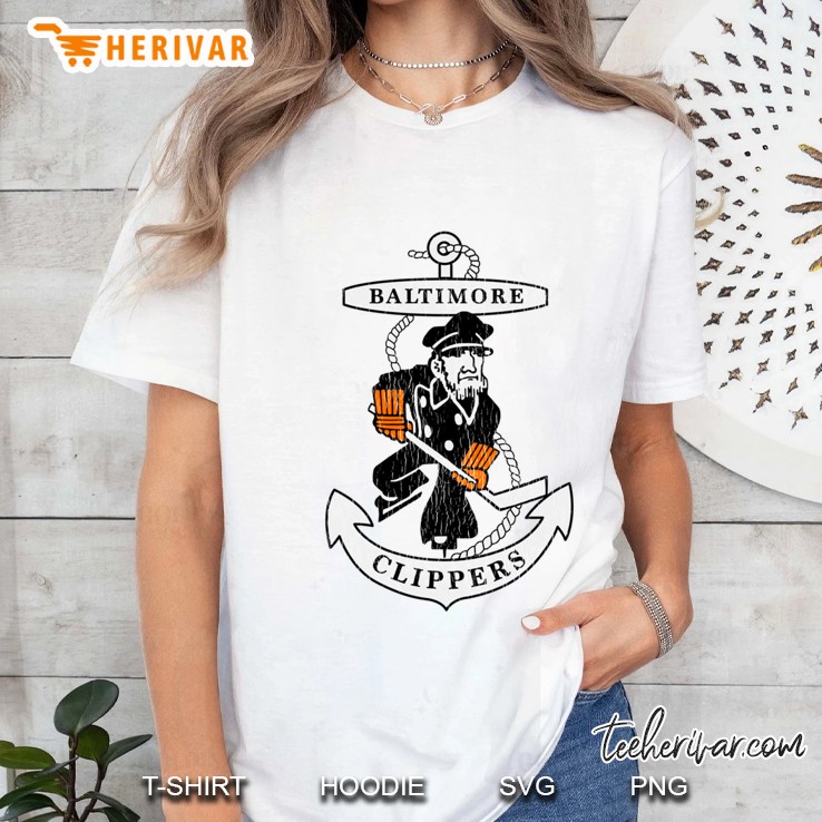 Defunct - Baltimore Clippers Hockey Ladies Tee