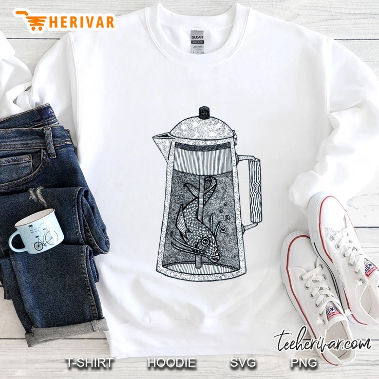 There Was A Fish In The Percolator Classic Sweatshirt